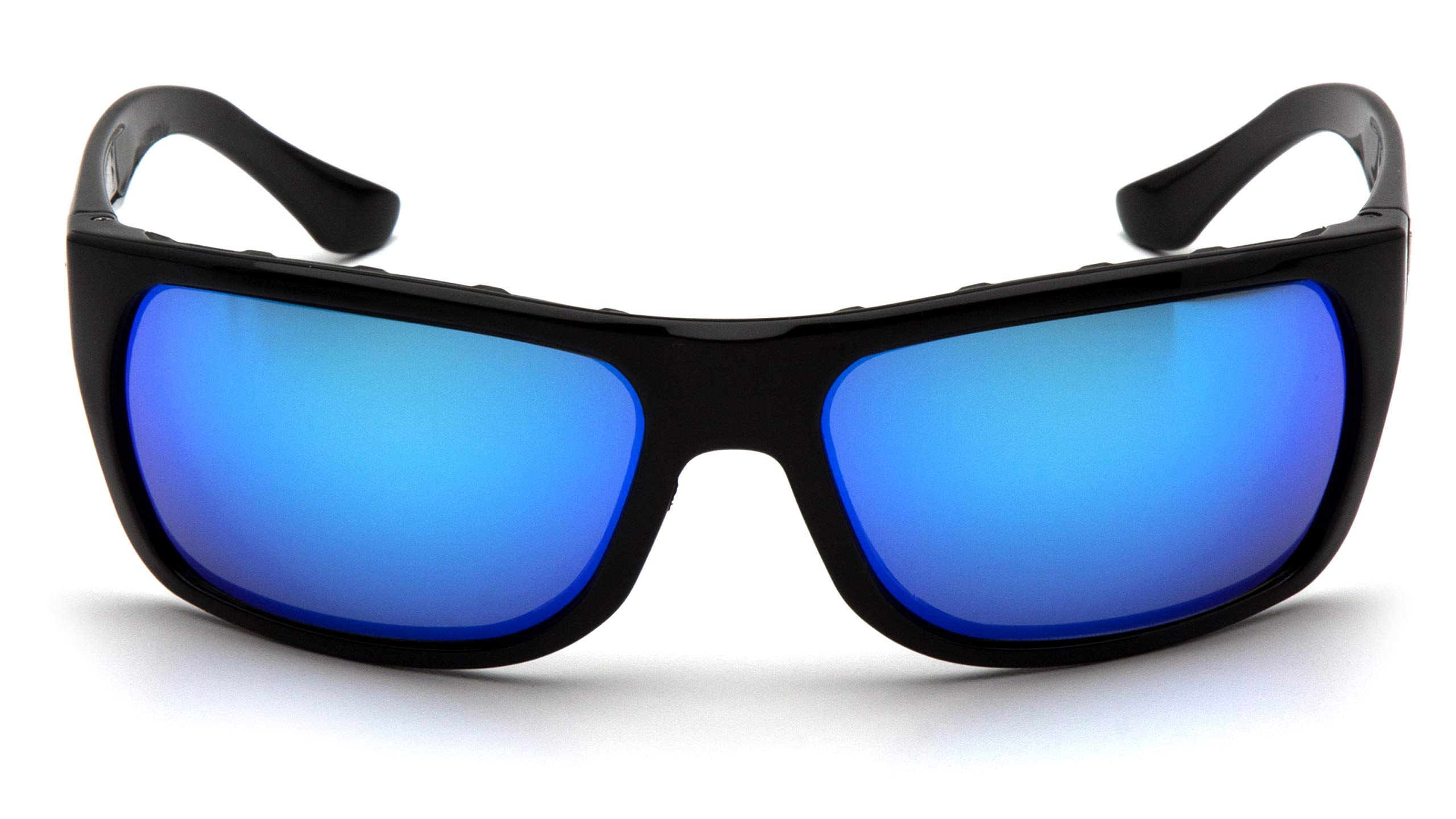 Pyramex Venture Gear Vallejo Sunglasses, Black Frame/Ice Blue Mirror Anti-Fog Lens
