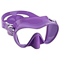 Cressi F1, Scuba Diving Snorkeling Frameless Mask - Perfect Seal Silicone Skirt - Cressi: Quality Since 1946