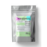 Biotin (Vitamin B7) Powder Vitamin B7 Powder for Hair, Skin, and Nail Health, Biotin Vitamin Non-GMO, Gluten-Free (4 Ounce / 113 Grams)