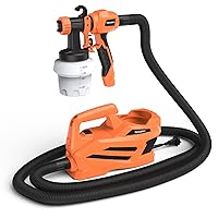 800W Paint Sprayer 6.5ft Airhose/4 Nozzles/3 Patterns, Split Design Air Spray Paint Gun, Easy to Clean, Paint Sprayers for Home Interior and Exterior/Cabinets/Fence/Walls/Ceiling