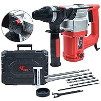 Rexxer SDS Plus Professional Hammer Drill Set 800 W Speed 800 rpm Drilling Capacity Diameter 26 mm Demolition Hammer 4 Joules Hammer Hammer with Case, SDS Drill and Accessories