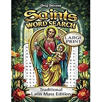 Saints Word Search: Traditional Latin Mass Edition