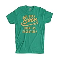 Threadrock Men's Does Beer Count As Essential T-Shirt