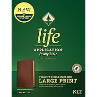 Tyndale NLT Life Application Study Bible, Third Edition, Large Print (LeatherLike, Brown/Mahogany, Indexed, Red Letter) – New Living Translation Bible, Large Print Study Bible for Enhanced Readability Tyndale NLT Life Application Study Bible, Third Edition, Large Print (LeatherLike, Brown/Mahogany, Indexed, Red Letter) – New Living Translation Bible, Large Print Study Bible for Enhanced Readability Imitation Leather