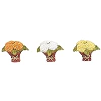 Department 56 Village Cross Product Accessories Mums for Mom Figurine Set, 1.06 Inch, Multicolor