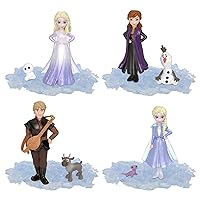 Mattel Disney Frozen Small Doll Set, Ice Reveal with 1 Doll, Squishy Ice Gel and 6 Surprises Including Friend Figure & Play Pieces (Dolls May Vary)