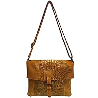 Woman shoulder bag in suede with coconut print 26x3x22cm