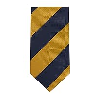 Jacob Alexander Men's 1-Inch Stripes School College Woven Regular Length Neck Tie