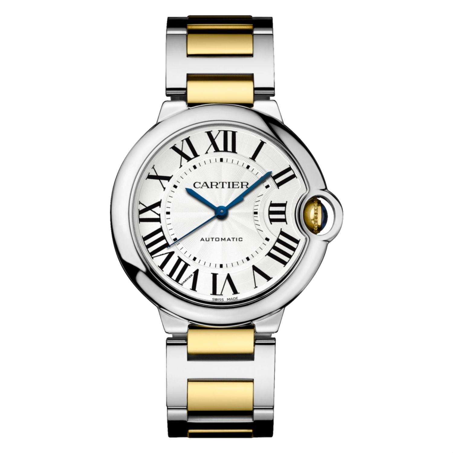 Cartier Ballon Bleu Silver Dial Automatic Unisex Watch W2BB0012