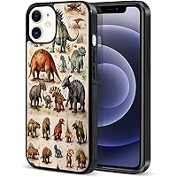 Surrealistic Dinosaur Cityscape Pattern for iPhone 14ProMax for Apple iPhone 14 Pro Max 6.7 inch Hard Protective Case Cover