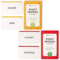 Think Tank Scholar 200+ First and Second Grade Sight Words Flash Cards for Kids Ages 6 to 8