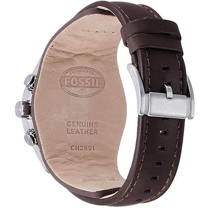 Fossil Coachman Men's Watch with Genuine Leather Bracelet Cuff