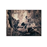 Black And White Photography Art Poster for Gregory Colbert Ashes And Snow Wall Art Poster (15) Canvas Painting Posters And Prints Wall Art Pictures for Living Room Bedroom Decor 24x32inch(60x80cm) Un