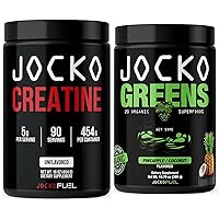 Jocko Fuel Greens & Creatine Bundle - Greens & Superfood Powder + Creatine Powder