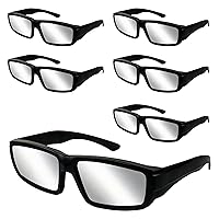 Oilkas Solar Eclipse Glasses - ISO 12312-2:2015(E) & CE Certified, Durable Plastic Frame Eclipse Glasses for Direct Sun Viewing (6 pack)