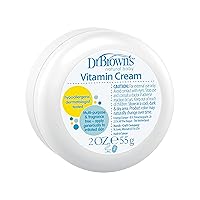 Dr. Brown's All Natural Multipurpose, Fragrance-Free, Hypoallergenic Vitamin Baby Cream, 2oz/55g