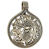 Bronze Skadi Norse Goddess Pendant Jewelry