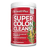 Super Colon Cleanse, 12 oz Powder, 68 Servings - Natural Detox, Digestive Constipation Relief, Gentle Gut Cleanse with Psyllium Husk & Senna Leaf
