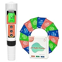 PH EC TDS Meter with 15 Packets PH Calibration Buffer Powder
