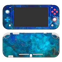 Officially Licensed LebensArt Blue Malachite Art Mix Vinyl Sticker Gaming Skin Decal Cover Compatible with Nintendo Switch Lite