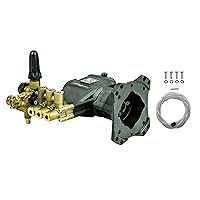 AAA Pumps 90038 Horizontal Triplex Plunger Replacement Pressure Washer Pump Kit, 3800 PSI, 3.5 GPM, 1