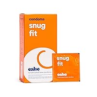 Hello Cake Snug Condoms, Lubricated Natural Latex. Snugger Fit for Max Comfort. Condoms for Men for a Tailored Fit, BPA Free, Fragrance-Free, Glycerin Free – 12 Count