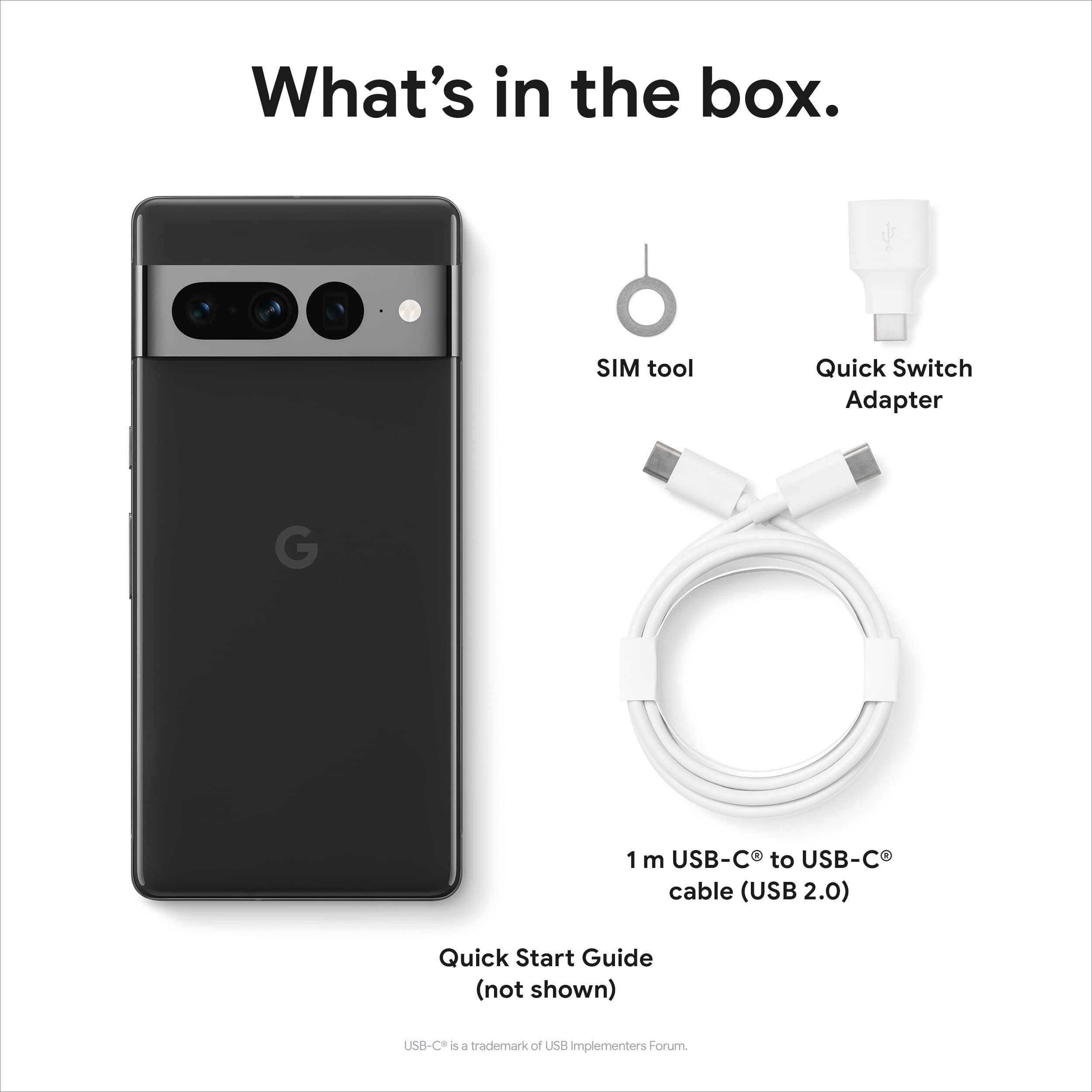 Google Pixel 7 Pro - 5G Android Phone - Unlocked Smartphone with Telephoto/ Wide Angle Lens, and 24-Hour Battery - 256GB - Snow