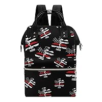 EMS Star of Life Waterproof Mommy Bag Large Mommy Diaper Bags Travel Backpack for Unisex