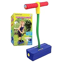 Click N' Play Foam Pogo Jumper for Kids, Fun and Safe Pogo Stick for Toddlers, Durable Foam and Bungee Jumper for Kids Ages 3 and up, Supports up to 250lbs