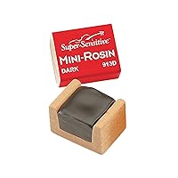 Mini Rosin - Super Sensitive Rosin - Violin Rosin, Cello Rosin, Viola Rosin - Bow Rosin - Apply Easily with Quick Response - Dark - 48 Pack