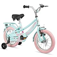 JOYSTAR Petal Girls Bike for Toddlers and Kids, 12 14 16 Kids Bike with Basket for Age 2-9 Years Old Girls, Children's Bicycle, Multiple Colors
