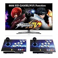 RegiisJoy 6666 in 1 Arcade Game Console Pandora Box 12S WiFi Function, Classic Retro Game Machine for PC & Projector & TV,1280X720 Full High Definition,Search/Hide/Save/Load/Pause Games,Favorite List