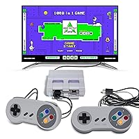 Retro Game Console – Classic Mini Retro Game System Built-in 1080 Games and 2 Controllers, 8-Bit Video Game System with Classic Games, Plug and Play Old-School Gaming System for Adults and Kids