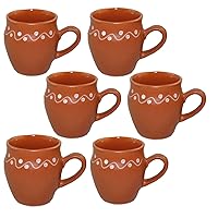 Kulhar Kulhad Cups Traditional Indian Chai Tea Cup Set of 6 (B07GNSYXS4)