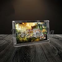 Acrylic display photo frame for Lego THE LORD OF THE RINGS: RIVENDELL 10316(Lego Set is not Included)
