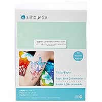 Silhouette America, Inc Temporary Tattoo Paper, 8.5x11 Inches, Basic