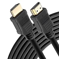 Sound Around 6 ft. High Definition HDMI Cable - Portable Universal Gold Plated HDMI Cable Wire Adapter, TV to Player/Speaker/Computer Audio Video Connection, Supports 1080p HD 4K, 3D - GSI GQHDMI6