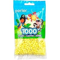 PBB80-19-19056 Beads Fuse Beads for Crafts, 1000pcs, Pastel Yellow, Small