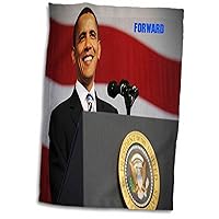 3D Rose President Obama n Going Forward TWL_60702_1 Towel, 15