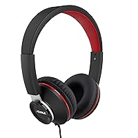 Music headsets and Gaming Headset Over-Ear Headphones with Mic Volume Control for PC PS4 Xbox One Mac Nintendo Switch(Black/Red)