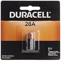 Duracell - 28A Alkaline Batteries - long lasting, 6 Volt specialty battery for household and business - 1 count