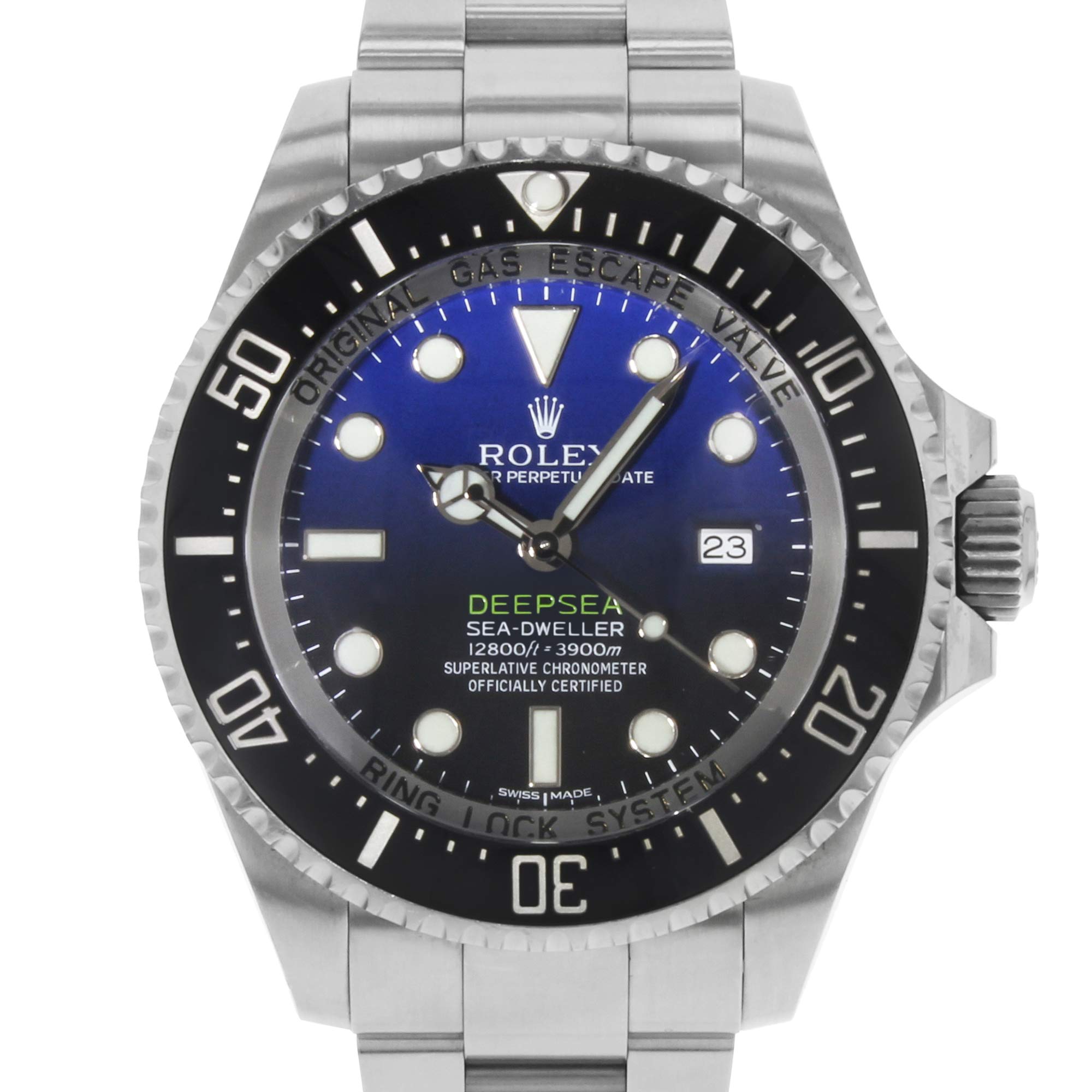 Rolex Deepsea Deep Blue Dial Sea-Dweller Men's Luxury Watch 116660