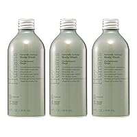 Cedarwood Sage Moisturizing Body Wash with Naturally Derived Ingredients & Jojoba Oil | Clean, Vegan, Sulfate Free Bath & Body Wash for Men | Recyclable Bottle, 14 fl. oz. - Pack of 3