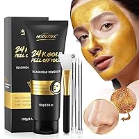 Luxurious Gold Full Face Plastic Mask (6.25 x 7.75) - Pack of 1 - Perfect  for Masquerades & Themed Events