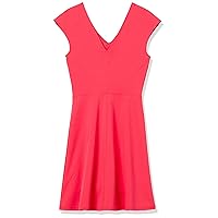 A｜X ARMANI EXCHANGE Women's Cap Sleeve Jersey Fit and Flare Mini Dress