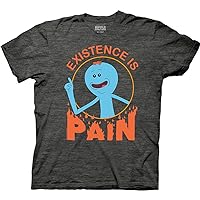 Ripple Junction Rick and Morty Existence is Pain Adult Crew Neck T-Shirt