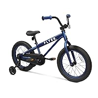 Flyer™ 16” Kids’ Bike, Blue Toddler and Kids Bike, 16 Inch Wheels, Training Wheels Included, Boys and Girls Ages 4-6 Years Old, Multiple Color Options