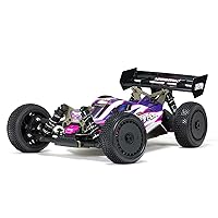 ARRMA RC Car 1/8 TLR Tuned Typhon 4WD Roller Buggy, Pink/Purple, ARA8306