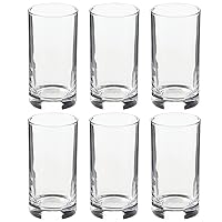 Toyo Sasaki Glass 05105HS Tumbler Glass, HS Tumbler, Father's Day, 5.3 fl oz (160 ml), Set of 6, Made in Japan, Dishwasher Safe, Shatter-Resistant, Tumbler, Glass, Cup