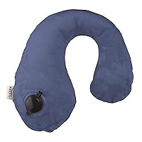 Bucky Travel Collection, Gusto Inflatable Neck Pillow, Sailor Blue, One Size